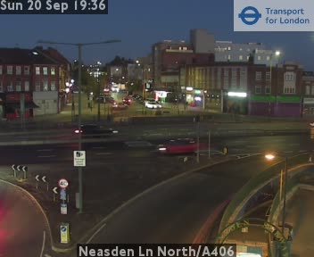 Neasden Ln North/A406 Zoom east - Neasden Lane shopping area