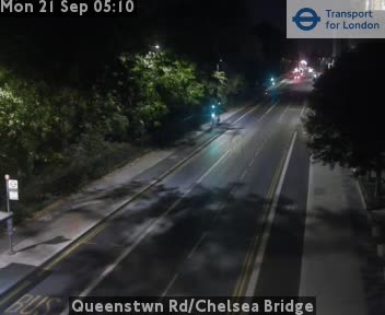 Queenstwn Rd/Chelsea Bridge South zoom - Queens Circus (Winter only)