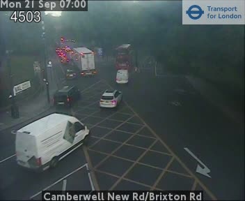 Camberwell New Rd/Brixton Rd WEST - CNR twds Oval