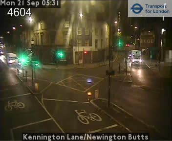 Kennington Lane/Newington Butts A3 and A3204 combined