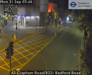 A3 Clapham Road/B221 Bedford Road SE - Clapham High St