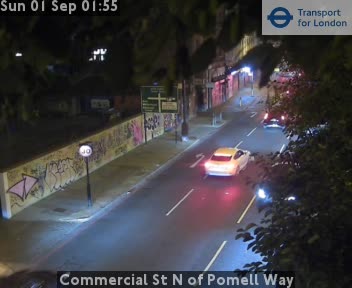 Commercial St N of Pomell Way SOUTH - Whitechapel High St jct
