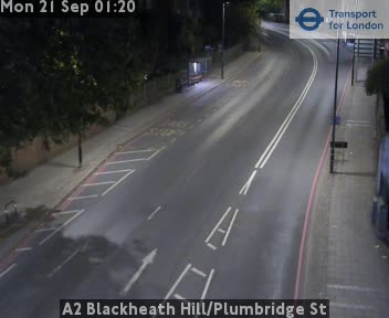 A2 Blackheath Hill/Plumbridge St WEST - A2 twds Deptford
