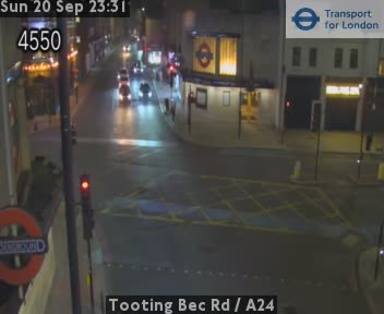 Tooting Bec Rd / A24 Zoom - Chetwode Road jct
