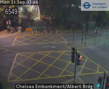 Chelsea Embankment/Albert Brdg East (twds Chelsea Bridge)