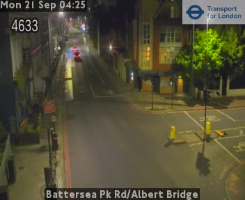 Battersea Pk Rd/Albert Bridge Battersea Pk Rd E/B