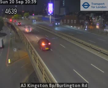 A3 Kingston Bp/Burlington Rd SW - A3 twds Malden jct