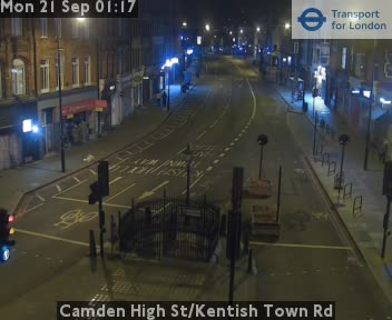 Camden High St/Kentish Town Rd Zoom - Bayham St jct Greenland Road