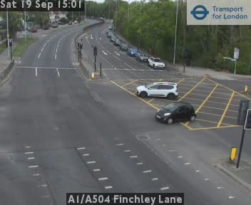 A1/A504 Finchley Lane Wide angle