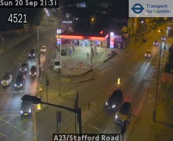 A23/Stafford Road WEST-B271 Stafford Road twds Wallington