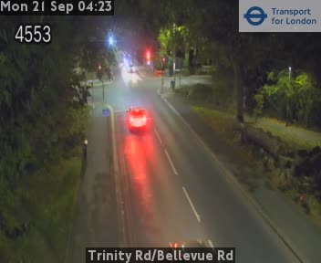 Trinity Rd/Bellevue Rd South - Trinity Rd twds Tooting