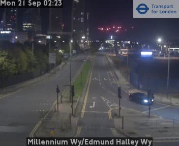 Millennium Wy/Edmund Halley Wy North Greenwich station