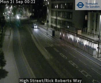 High Street/Rick Roberts Way Zoom - Bow Flyover