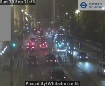 Piccadilly/Whitehorse St EAST - A4 twds Piccadilly Circus