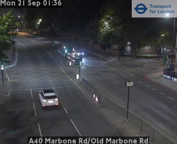 A40 Marbone Rd/Old Marbone Rd East (A501 twds Euston)