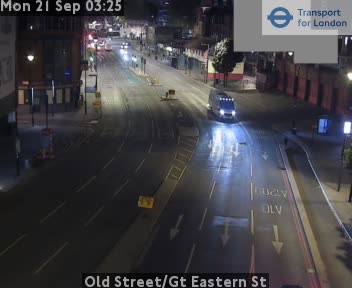 Old Street/Gt Eastern St Zoom - Bunhill Row Jct