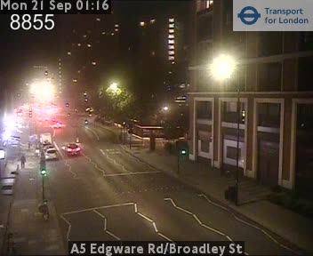 A5 Edgware Rd/Broadley St Edgeware Rd - North