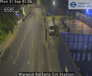 Warwick Rd/Earls Crt Station Zoom - Old Brompton Road jct