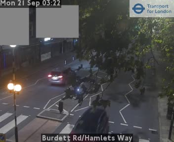 Burdett Rd/Hamlets Way SOUTH-Burdett Road