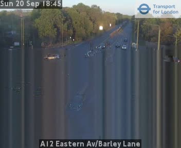 A12 Eastern Av/Barley Lane West (A12 twds Gants Hill)