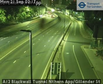 A12 Blackwall Tunnel Nthern App/Gillender St south facing