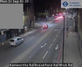 Kenworthy Rd/Brookfield Rd/Wick Rd Zoom east - A12 bridge