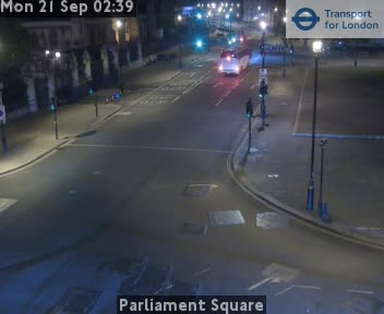 Parliament Square Zoom - Horse Guards Rd jct