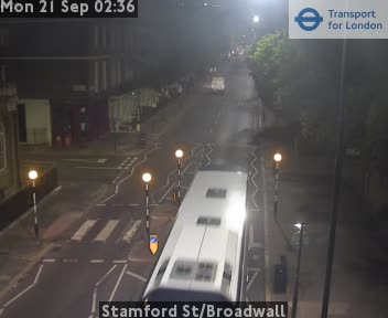 Stamford St/Broadwall East (twds Blackfriars Bridge)