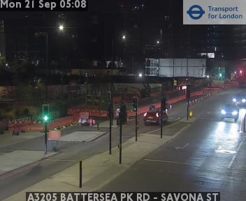 A3205 BATTERSEA PK RD - SAVONA ST Battersea Pwr Stn Northern line tube station