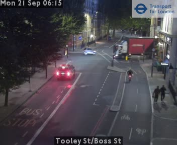 Tooley St/Boss St WEST Zoom-Queen Elizabeth St jct