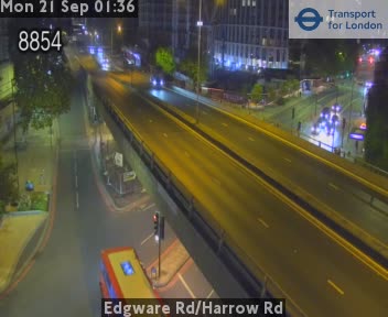 Edgware Rd/Harrow Rd Facing west - A40 twds Paddington