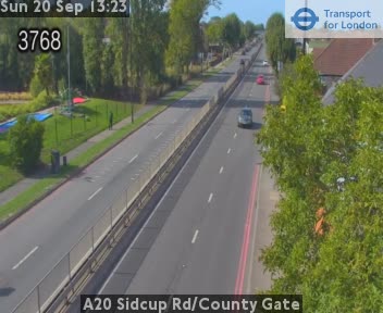 A20 Sidcup Rd/County Gate EAST-Zoom A20 Sidcup Rd twds Sidcup