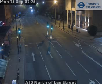 A10 North of Lee Street SOUTH-A10 twds Shoreditch