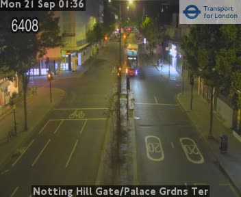 Notting Hill Gate/Palace Grdns Ter WEST-A402 twds Notting Hill Gate