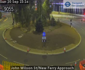 John Wilson St/New Ferry Approach Zoom - Pontoon Dock DLR station