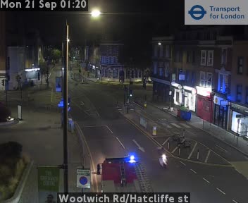 Woolwich Rd/Hatcliffe st East zoom - Hazel Lane jct