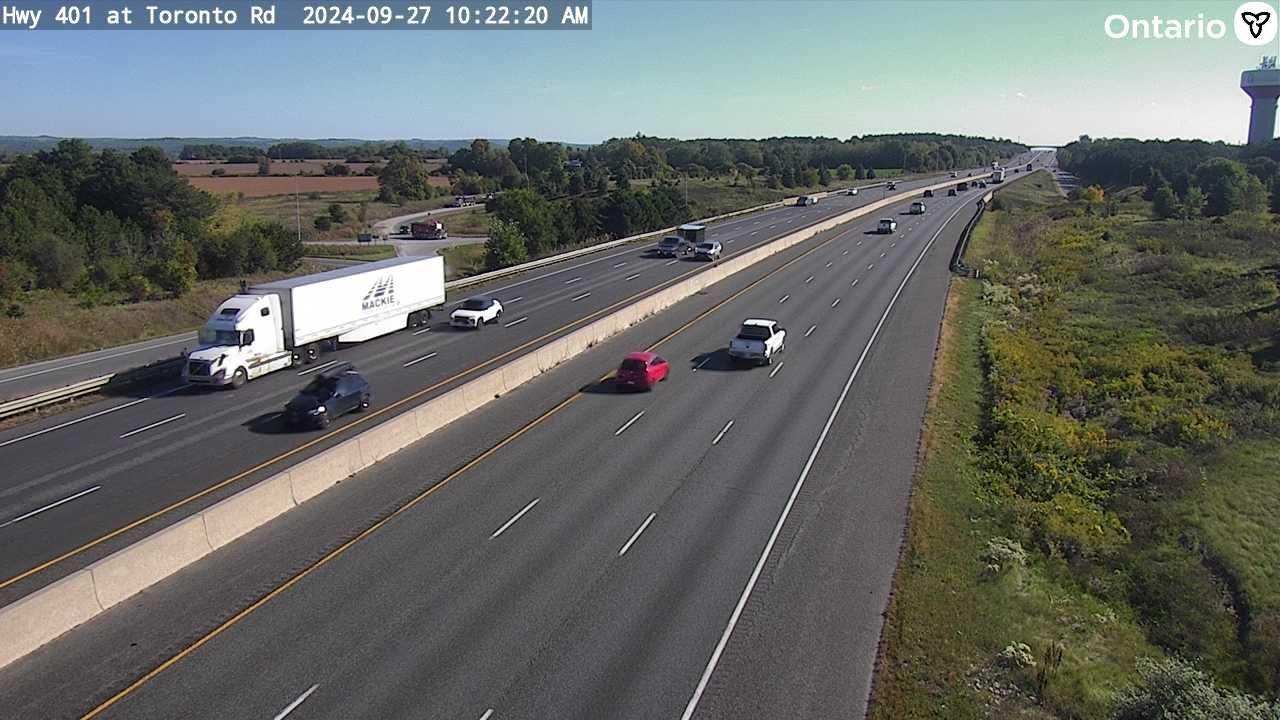 Port Hope: Highway 401 at Toronto Rd