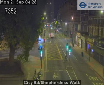 City Rd/Shepherdess Walk West (A501 twds Angel Islington)