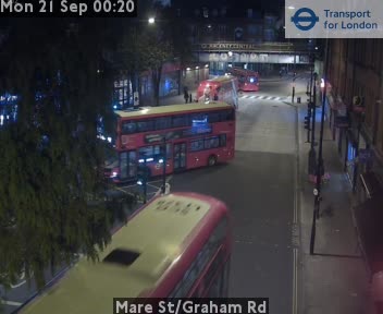 Mare St/Graham Rd Facing north twds Amhurst Road