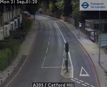 A205 / Catford Hill West (A205 twds Forest Hill)