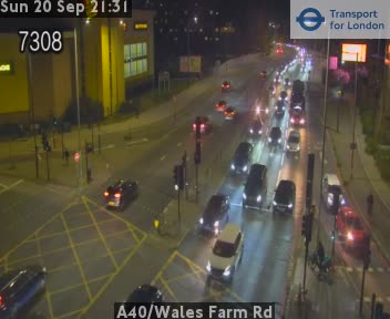 A40/Wales Farm Rd A40 West Bd