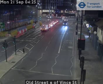 Old Street e of Vince St EAST - Great Eastern St jct