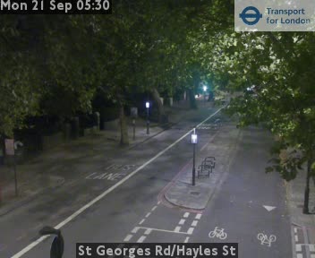St Georges Rd/Hayles St SOUTH-Hayles St