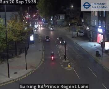 Barking Rd/Prince Regent Lane Zoom - New City Road jct