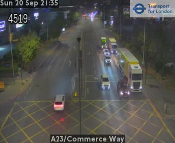 A23/Commerce Way Purley Way - North
