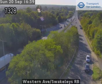 Western Ave/Swaklys RB North  - Swakeleys Road twds Ickenham