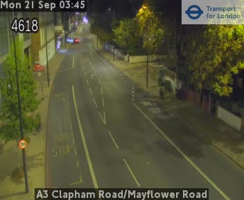 A3 Clapham Road/Mayflower Road SOUTH - Clapham Road