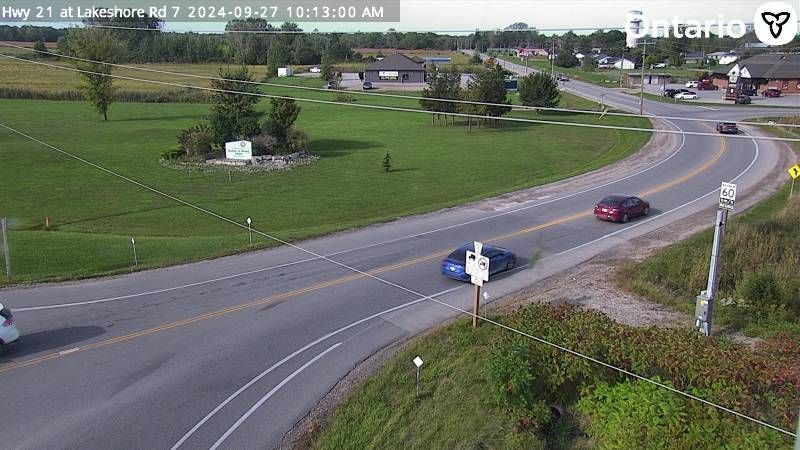 Lambton Shores: Highway 21 at Lakeshore Rd