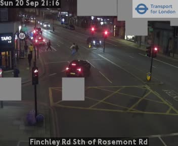 Finchley Rd Sth of Rosemont Rd South (A41 twds Swiss Cottage)