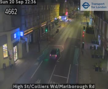 High St/Colliers Wd/Marlborough Rd South - A24 H/St Colliers Wd